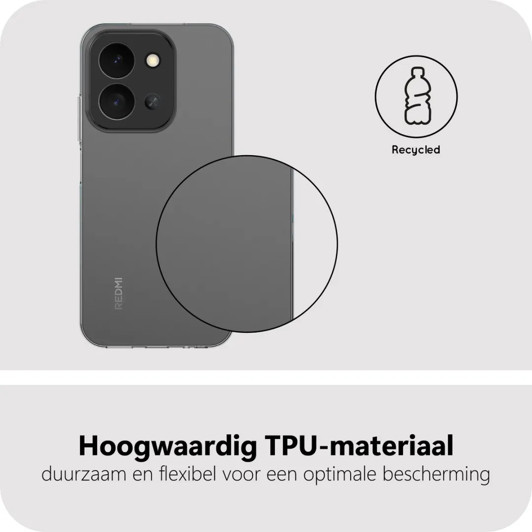 Just in Case Hoesje Xiaomi Poco C85 MXM2819KL0 - Siliconen - Transparant