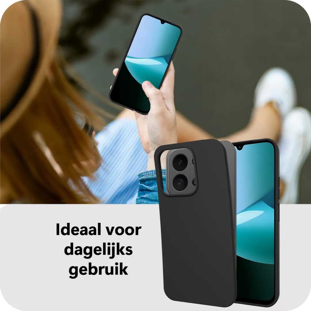 Just in Case Hoesje Xiaomi Redmi 15C MXM2799KL1 - Siliconen - Zwart
