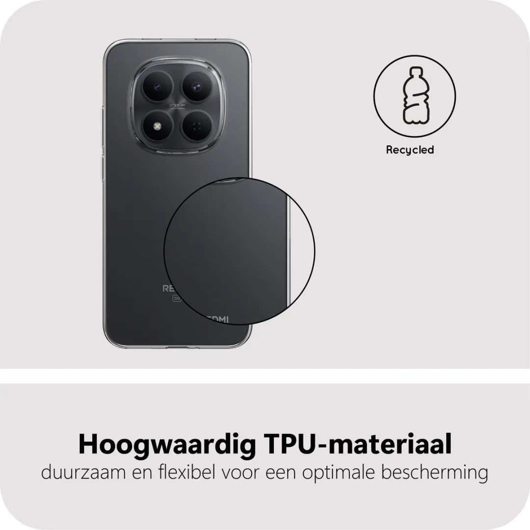 Just in Case Hoesje MXM2877KL0 Xiaomi Redmi Note 15 Pro 5G - Transparant