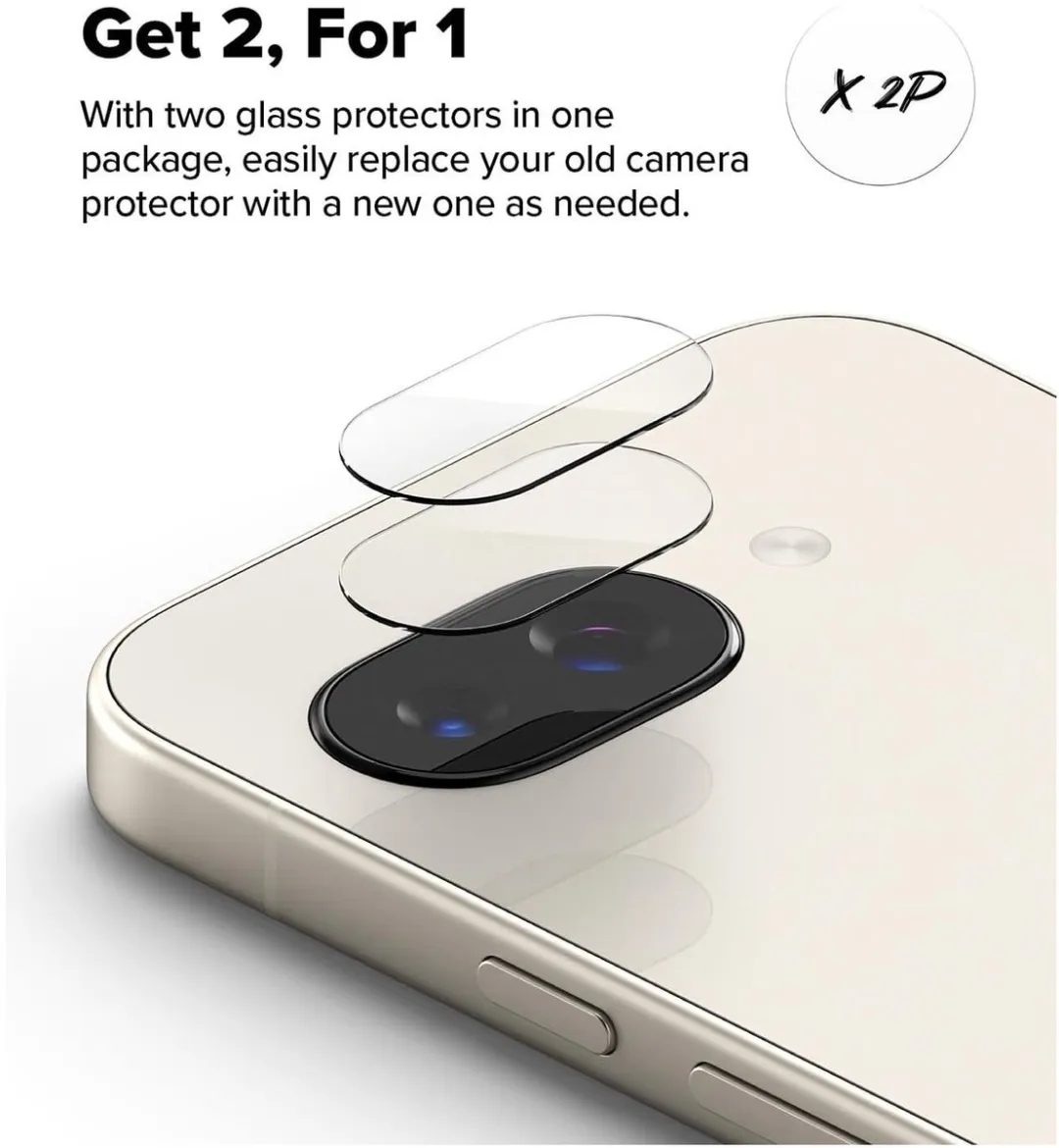 Ringke Lens Protector Google Pixel 9a - 2 Stuks - afbeelding 6 van 6