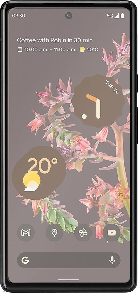 Just in Case Google Pixel 6a Tempered Glass - Transparant