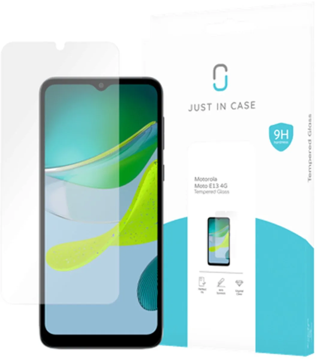 Just in Case Motorola Moto E13 Screenprotector - Gehard Glas - afbeelding 3 van 6