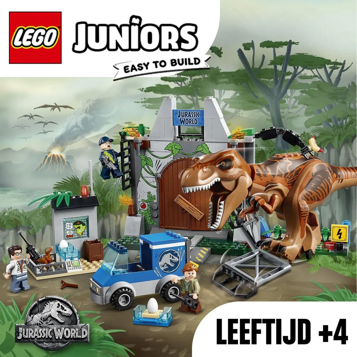 LEGO Juniors Jurassic World T-Rex Ontsnapping 10758 - 150 Stukken