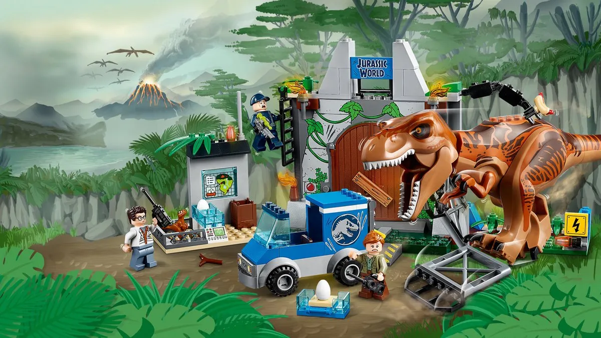 LEGO Juniors Jurassic World T-Rex Ontsnapping 10758 - 150 Stukken - afbeelding 6 van 6