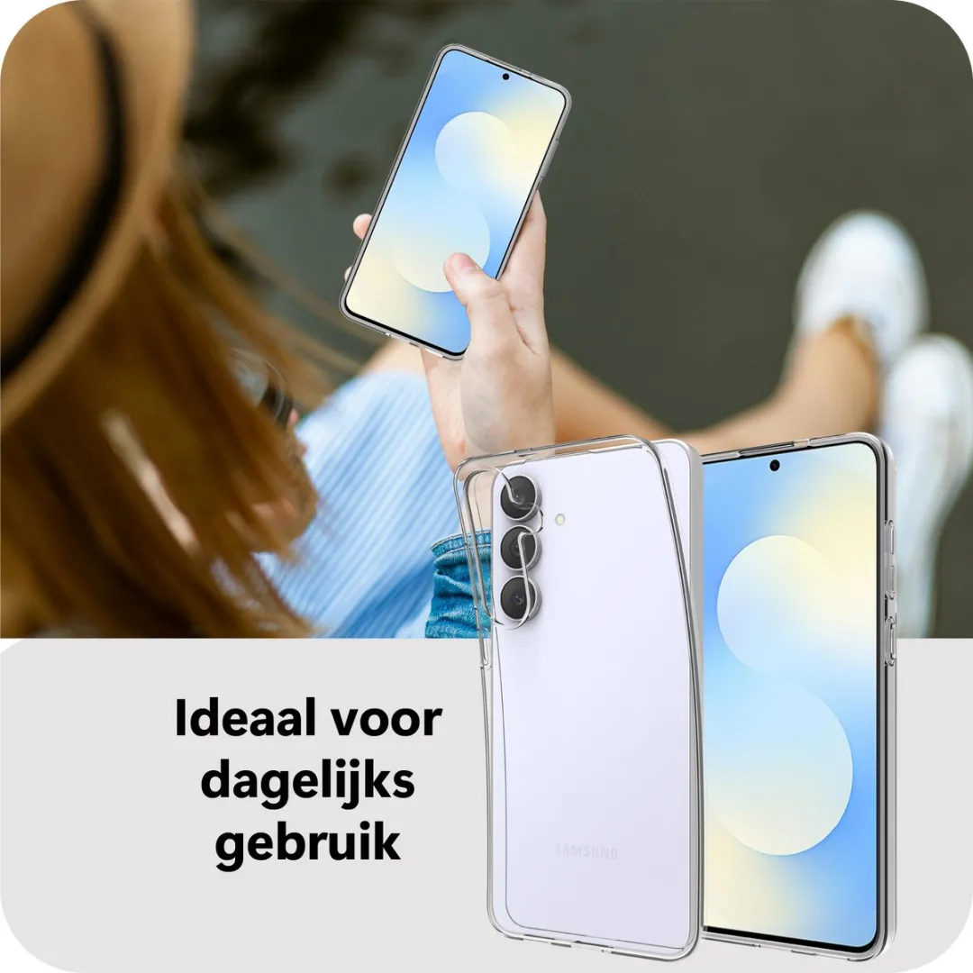 Just in Case Samsung Galaxy S25 FE Siliconen Hoesje - Transparant MSA2808KL0