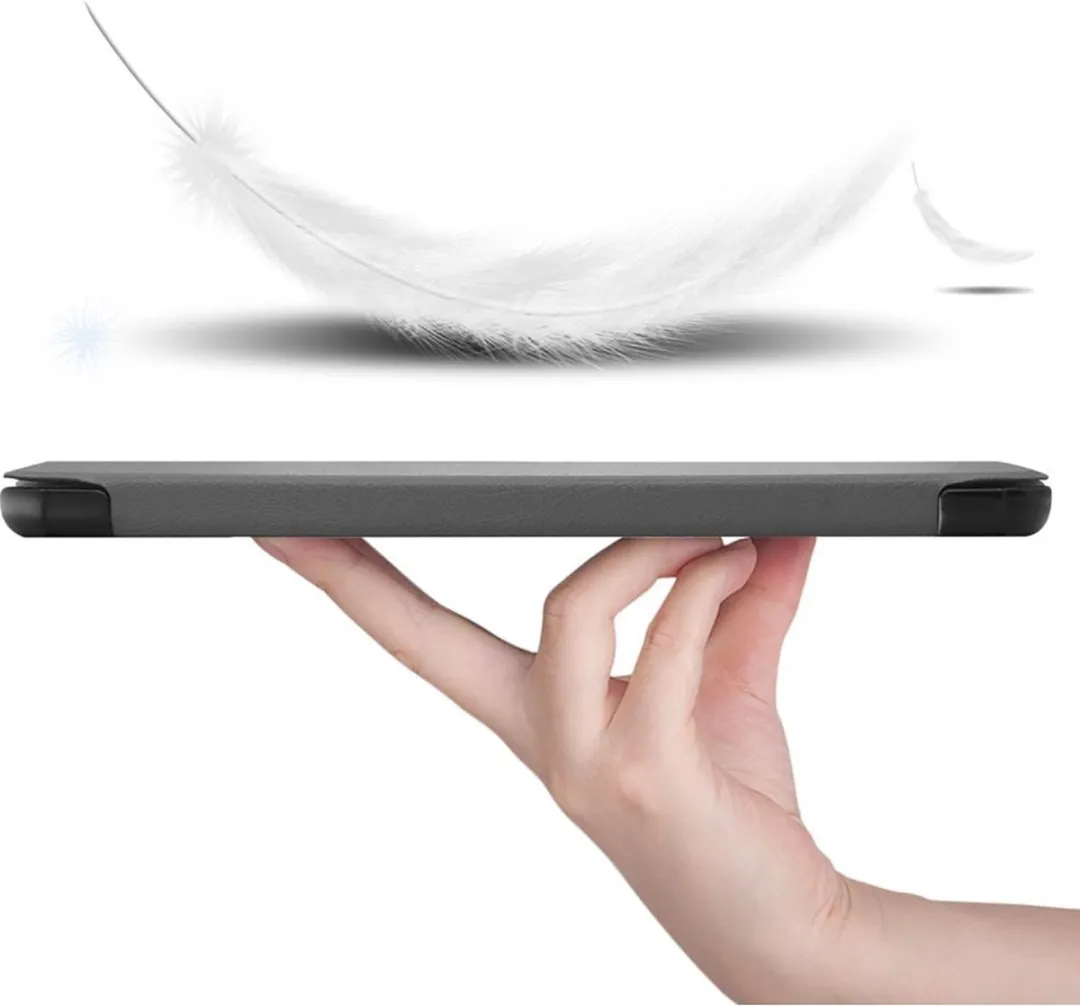 Just in Case Lenovo Tab M7 3rd Gen Hoes - TriFold Bookcase 9868458 - Grijs - afbeelding 6 van 6