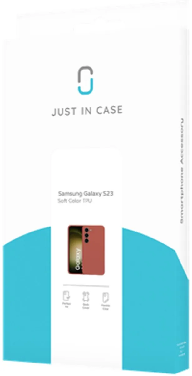 Just in Case Hoesje Samsung Galaxy S23 - Rood - 8062833