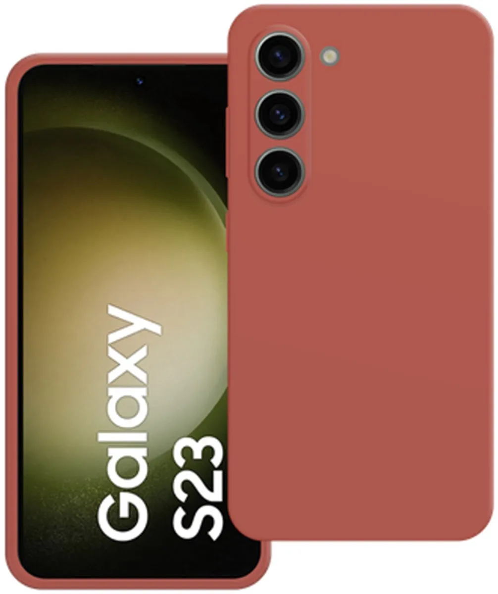 Just in Case Hoesje Samsung Galaxy S23 - Rood - 8062833