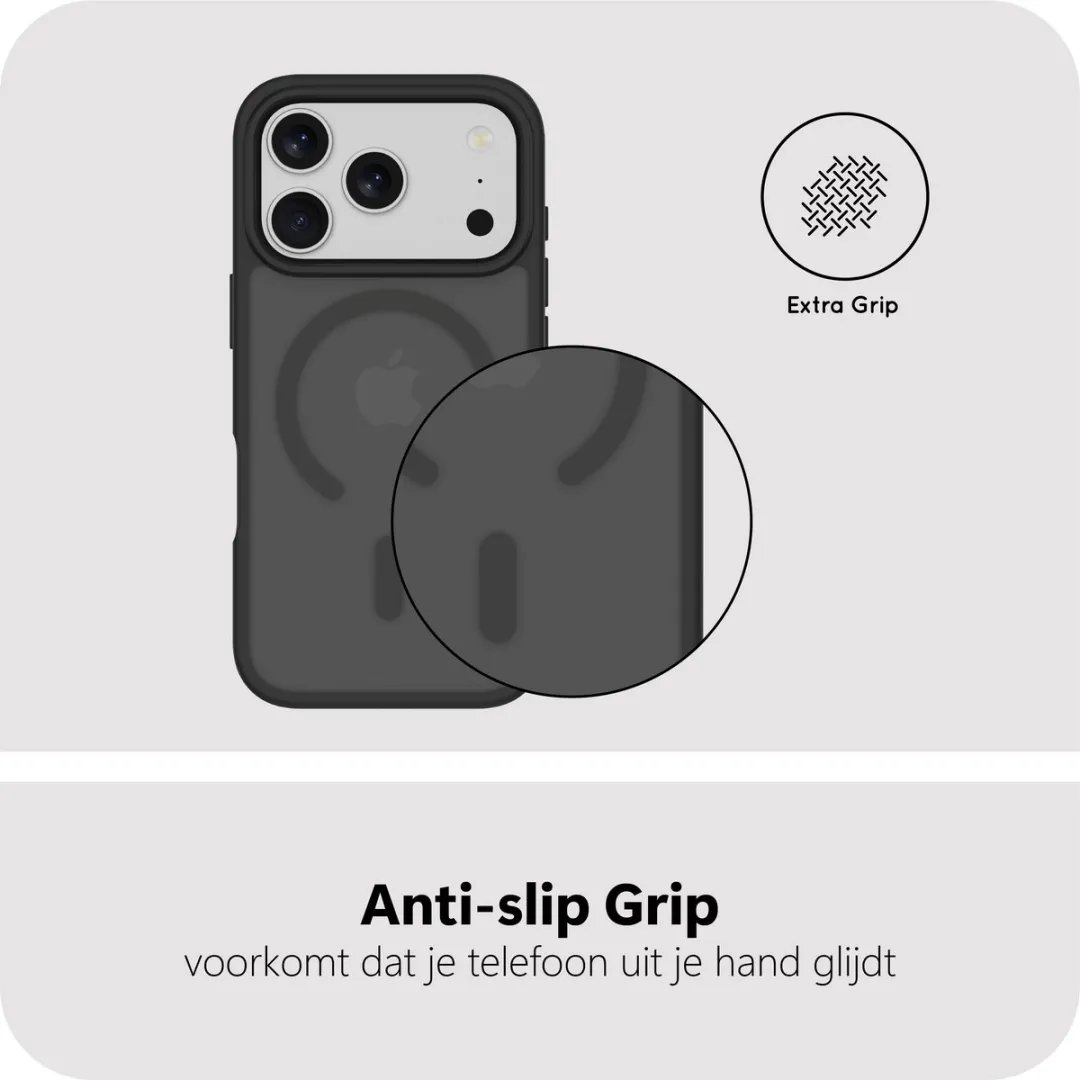 Just in Case iPhone 17 Pro MAP2762AE1M Hoesje - Military Grade - Zwart