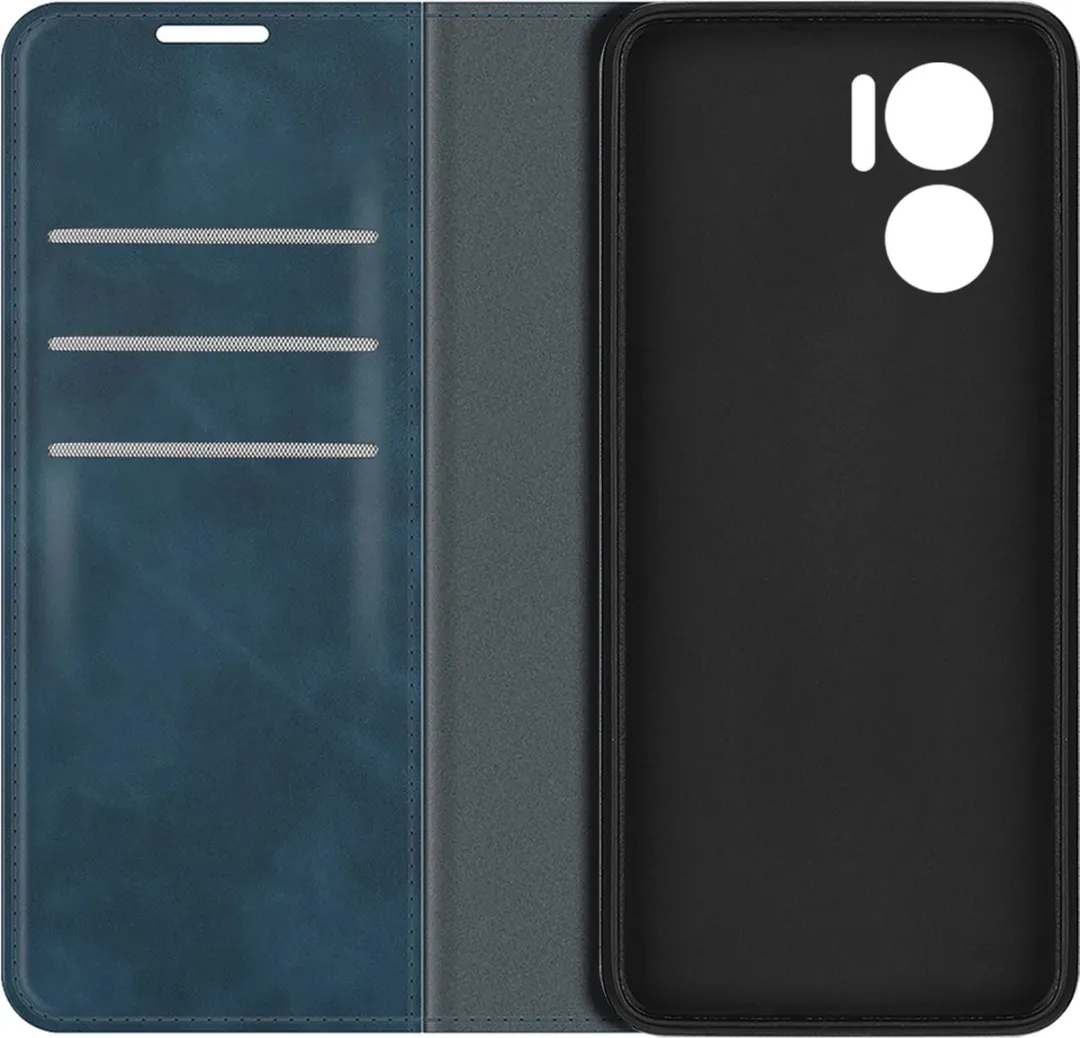 Just in Case Hoesje Xiaomi Redmi 10 5G - 4 Pasjes - Blauw