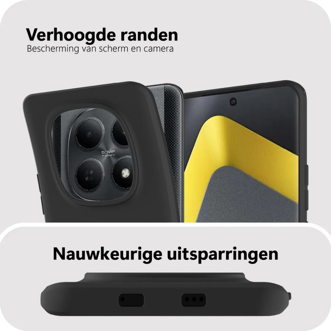 Just in Case Hoesje Xiaomi Poco M8 5G MXM2874KL1 - Zwart