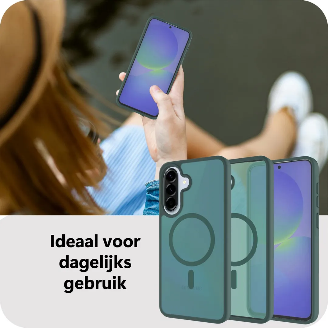 Just in Case MSA2870AE8M Hoesje Samsung Galaxy A37 - Groen - MagSafe