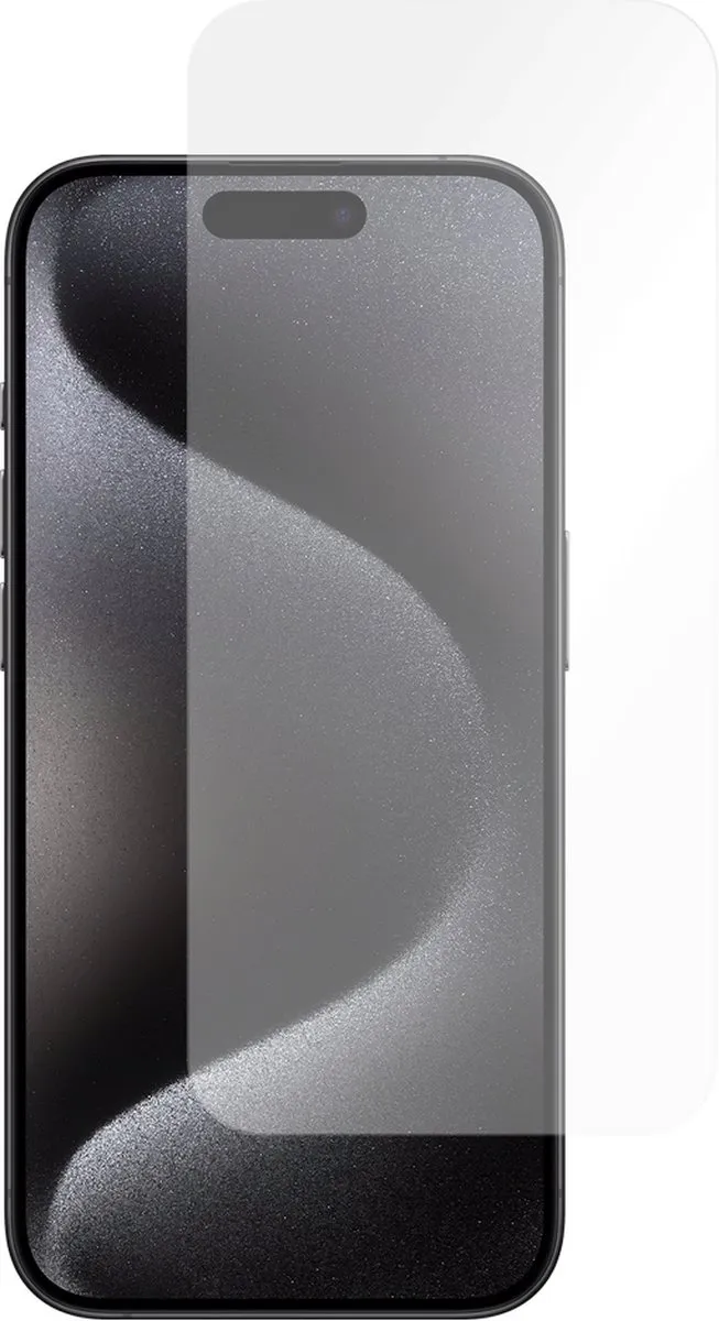 Just in Case iPhone 15 Pro Tempered Glass Screenprotector - Transparant