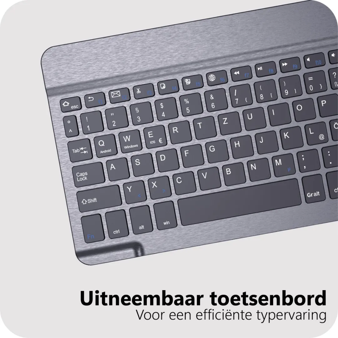 Just in Case TON2868KB1QZ Tablethoes met Toetsenbord - OnePlus Pad Go 2 - Zwart