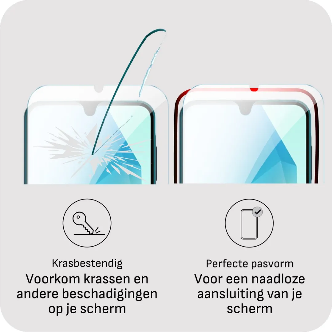 Just in Case Screenprotector Samsung Galaxy A16 - Gehard Glas