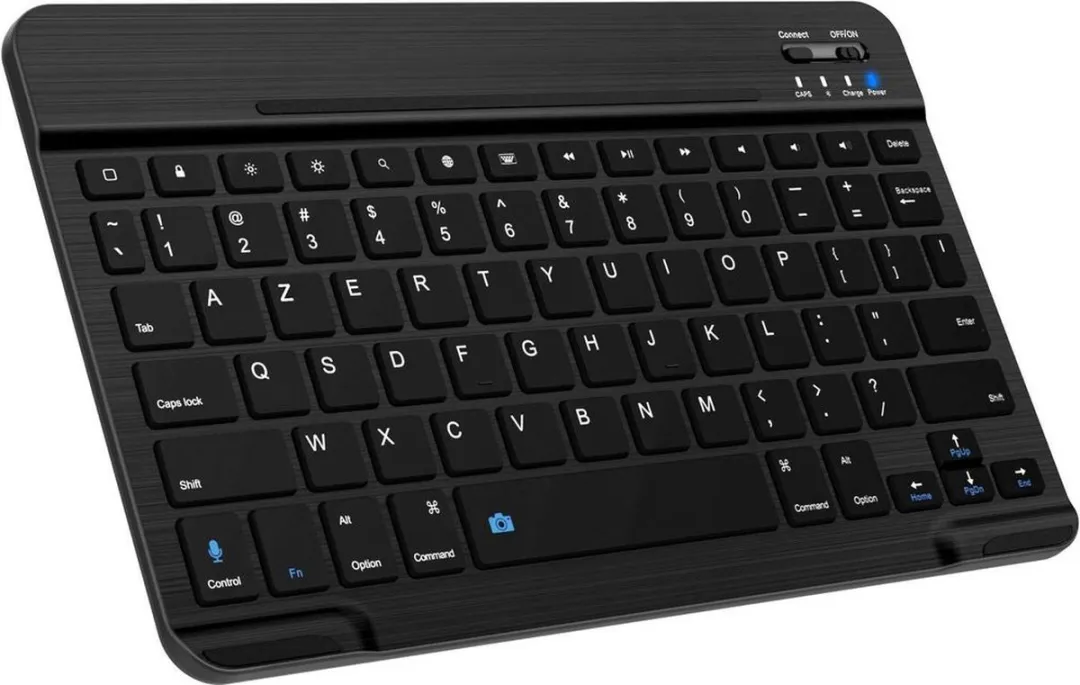 Just in Case Lenovo Tab M10 (3rd Gen) Hoes met Toetsenbord - AZERTY - Zwart