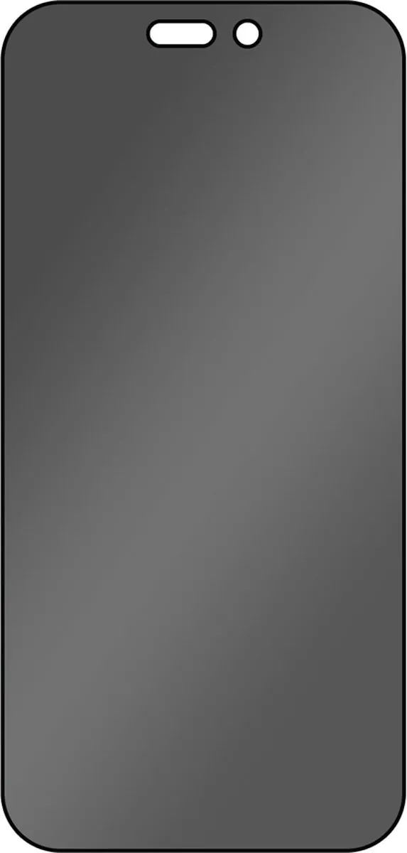 Just in Case Privacy Screenprotector iPhone 15 Pro - Anti Spy Glas - afbeelding 6 van 6