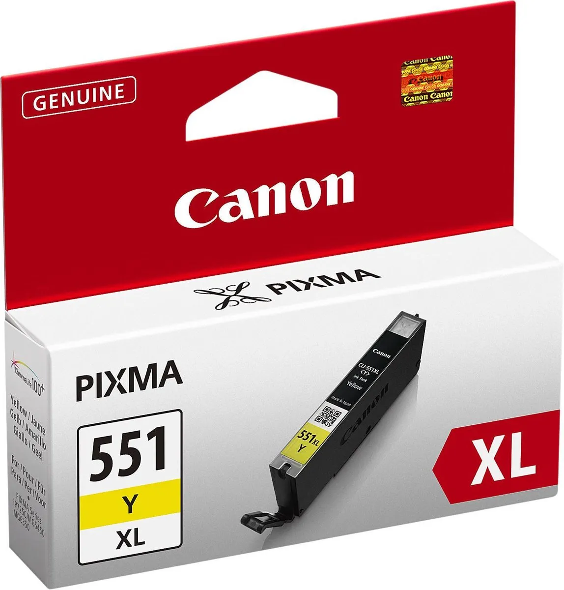 Canon CLI-551XL Geel Inktcartridge - 11ml