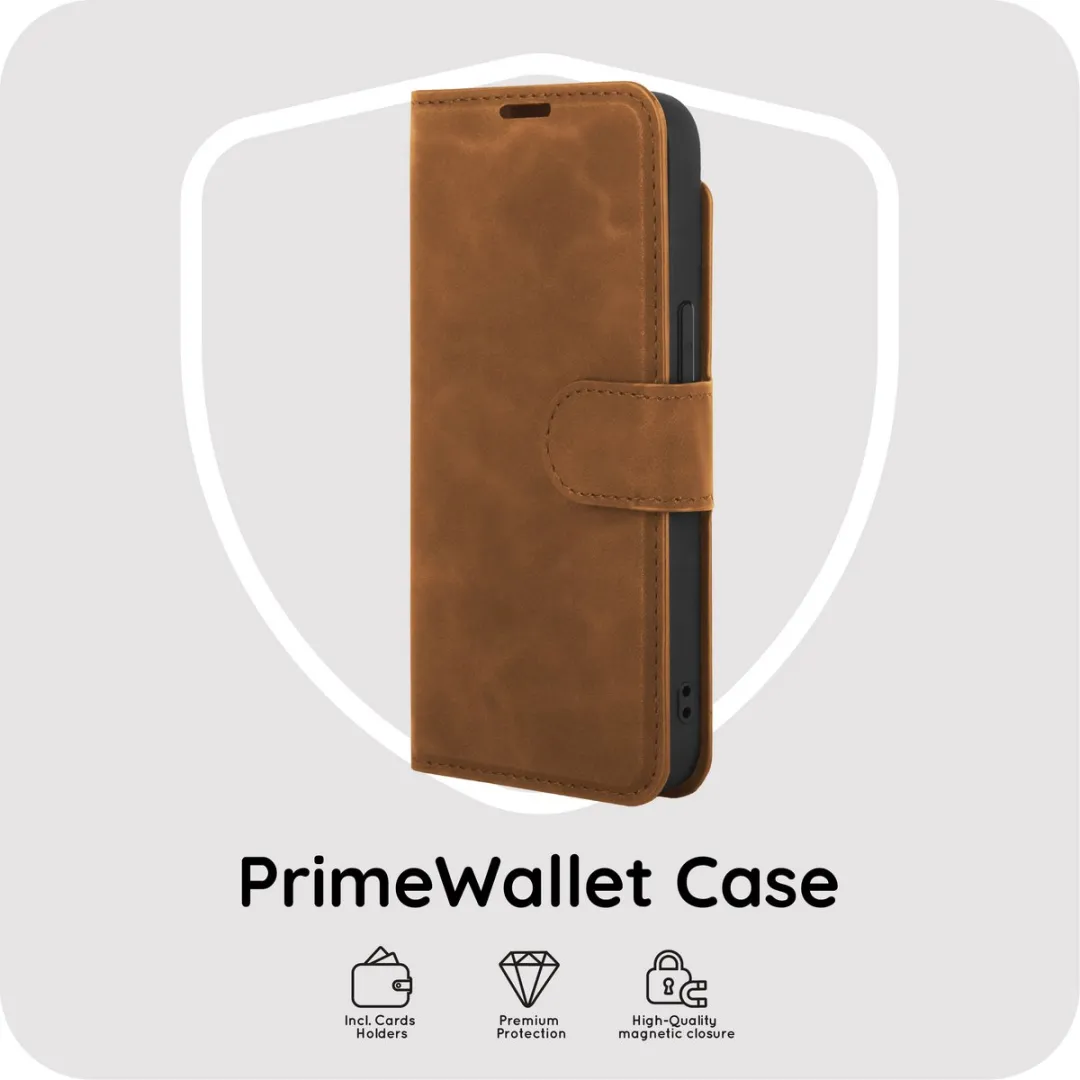 Just in Case iPhone 17/16 Hoesje Bruin - 4 Pasjes