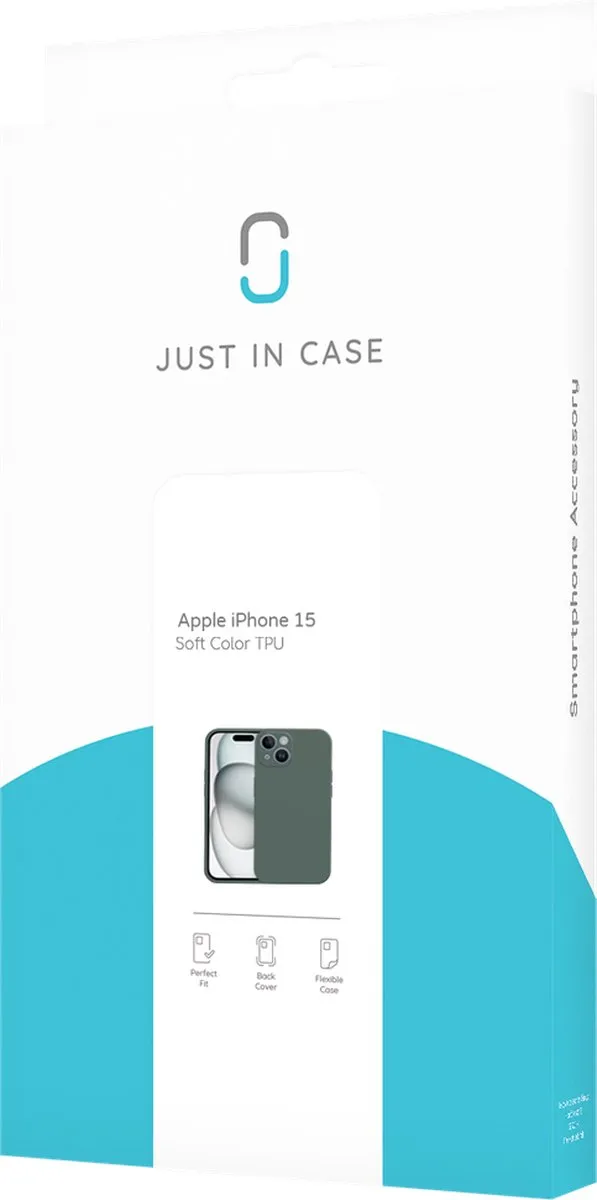 Just in Case iPhone 15 Hoesje 8129703 - Groen