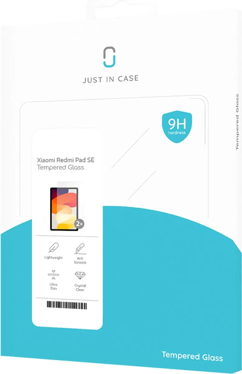 Just in Case Screenprotector Xiaomi Redmi Pad SE - 2 Stuks Transparant - afbeelding 6 van 6