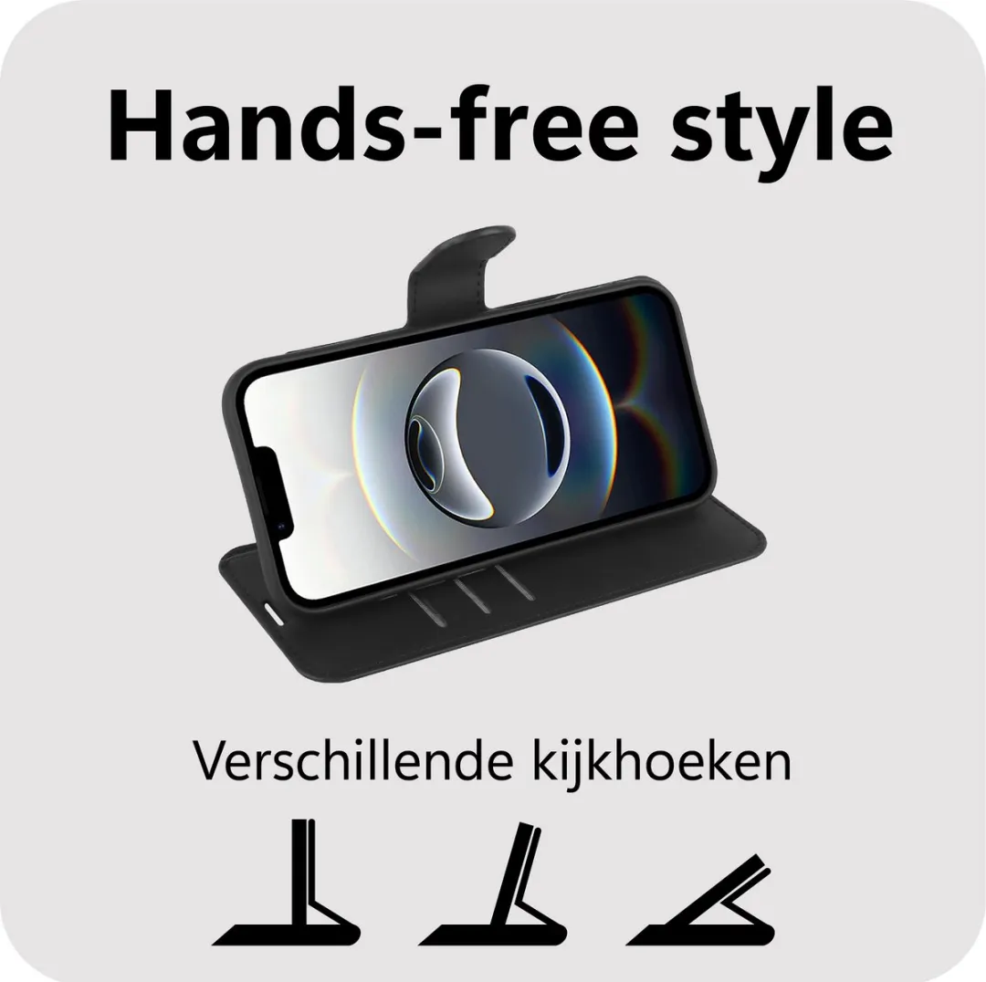 Just in Case iPhone Air MAP2764PW1 Hoesje - 4 Pasjes - Zwart