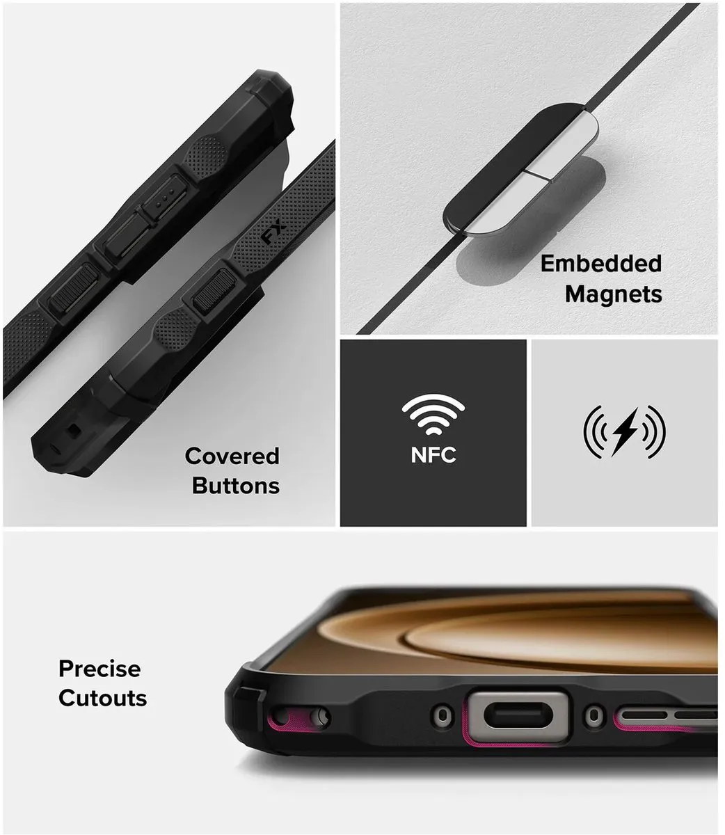 Ringke Fusion X Magnetic Hoesje OnePlus 15 - Zwart
