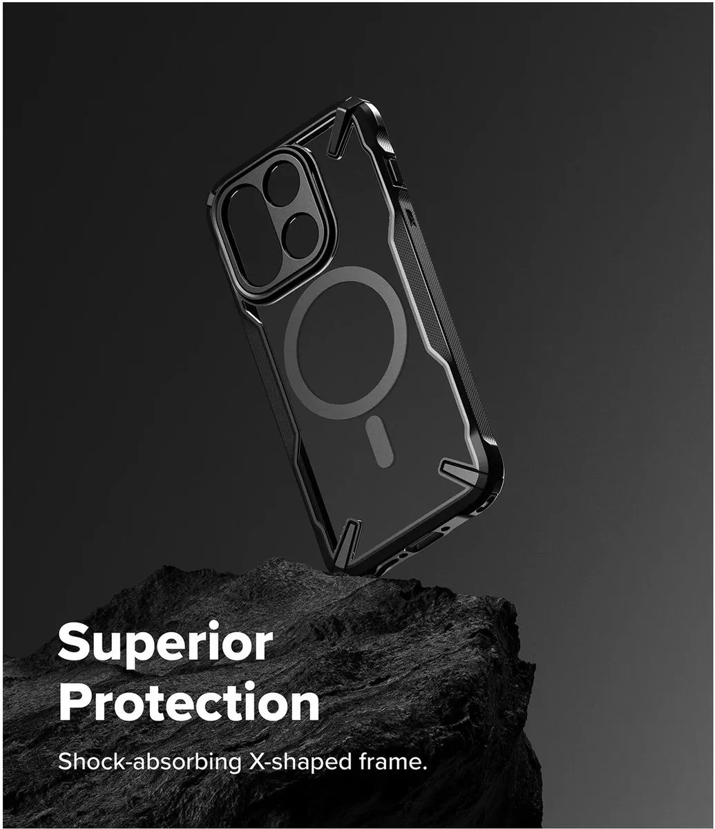 Ringke Fusion X Magnetic Hoesje OnePlus 15 - Zwart - afbeelding 6 van 6