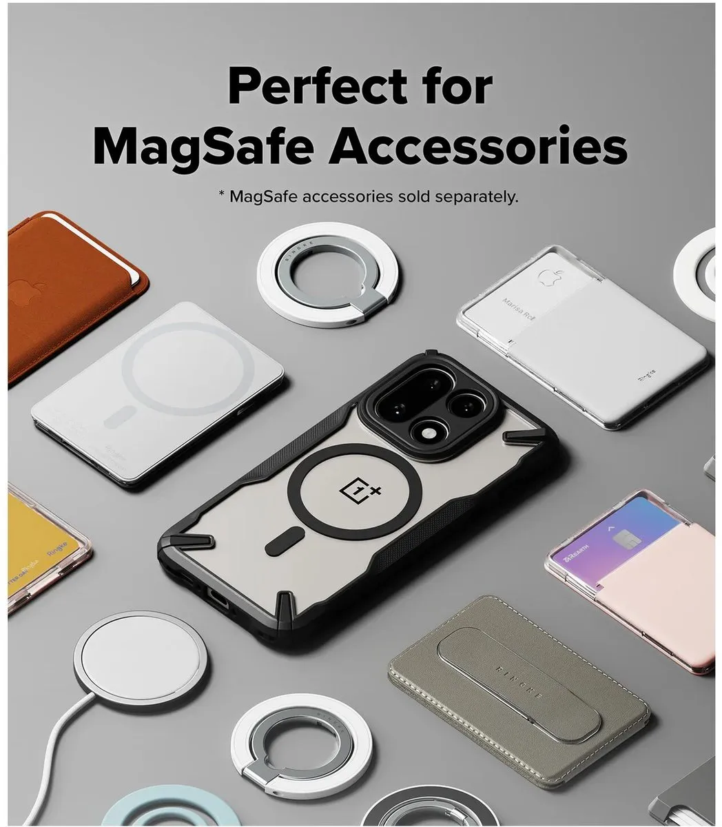 Ringke Fusion X Magnetic Hoesje OnePlus 15 - Zwart