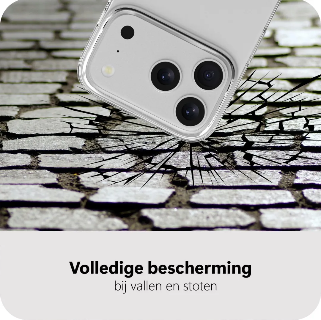 Just in Case iPhone 17 Pro Hoesje Siliconen MAP2762ZC0 - Transparant