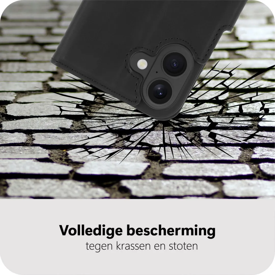 Just in Case iPhone 17 Hoesje MAP2761PW1 - Pasjeshouder 4 Stuks - Zwart
