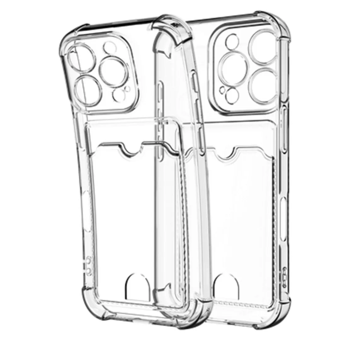 Just in Case iPhone 16 Pro Hoesje met Pasjeshouder 8333360 - Transparant