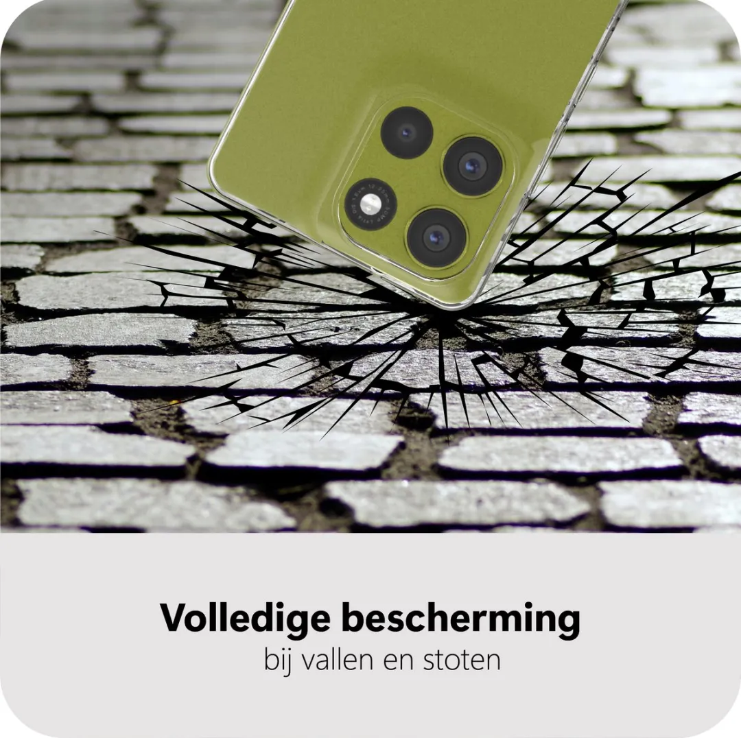 Just in Case Moto G86 Siliconen Hoesje - Transparant MMT2767KL0