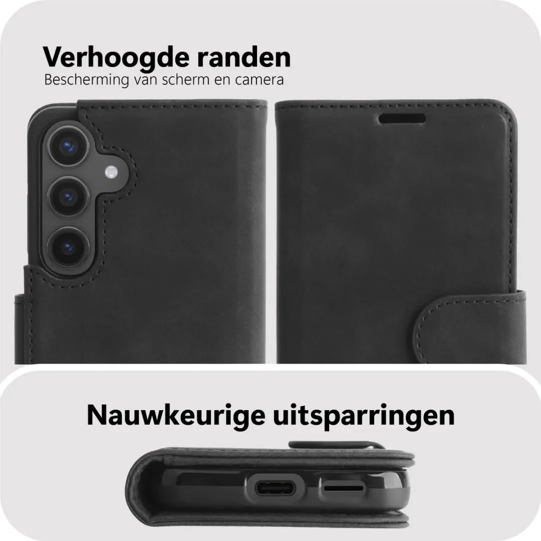 Just in Case MSA2862PS1M Hoesje Samsung Galaxy S26 Plus - 3 Pasjes - Zwart
