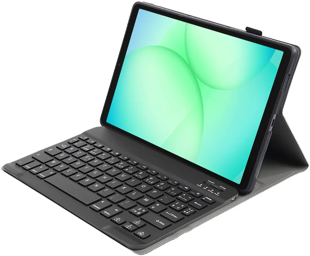 Just in Case TSA2813KB1AY Tablethoes met Toetsenbord - Samsung Galaxy Tab A11 Plus - Zwart