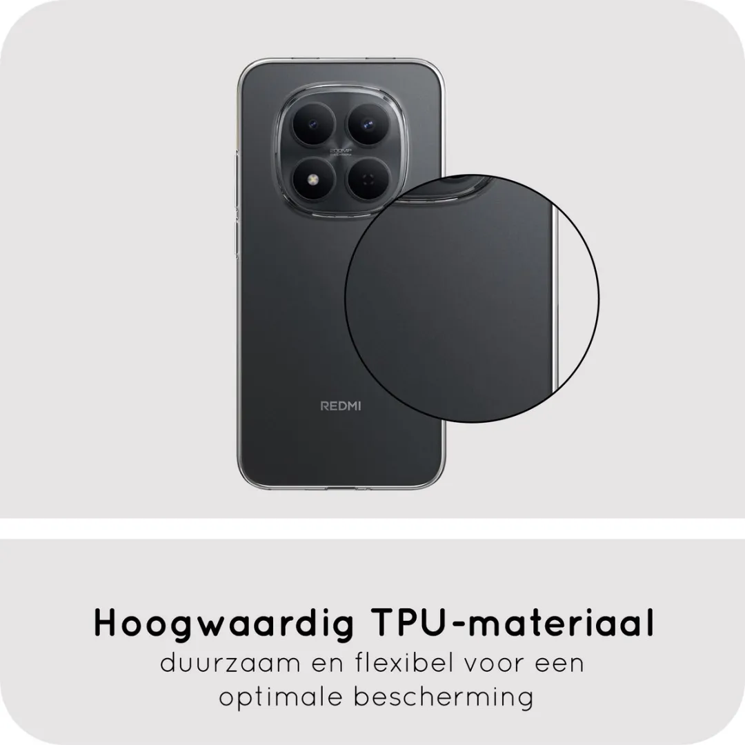 Just in Case Hoesje Xiaomi Redmi Note 15 Pro MXM2859KL0 - Siliconen - Transparant