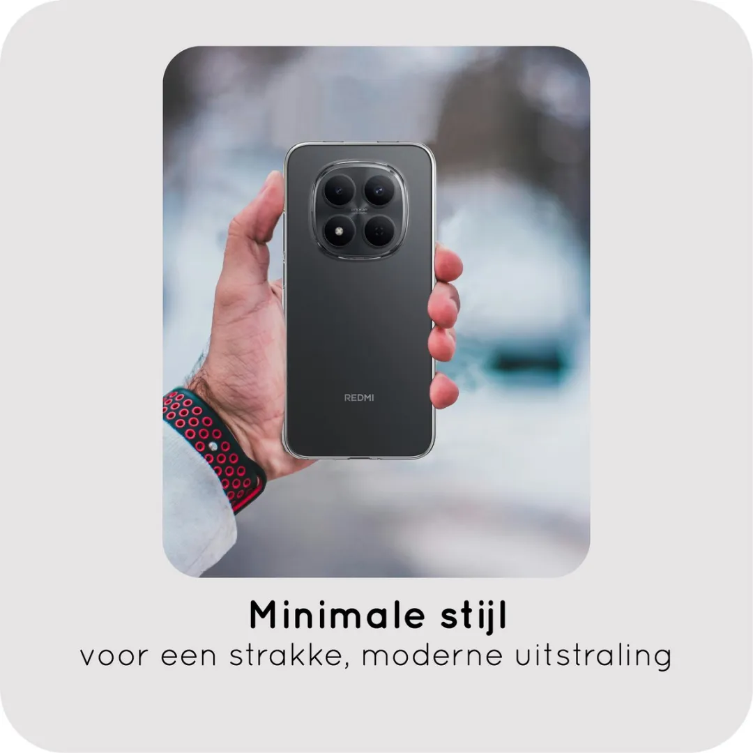 Just in Case Hoesje Xiaomi Redmi Note 15 Pro MXM2859KL0 - Siliconen - Transparant - afbeelding 6 van 6