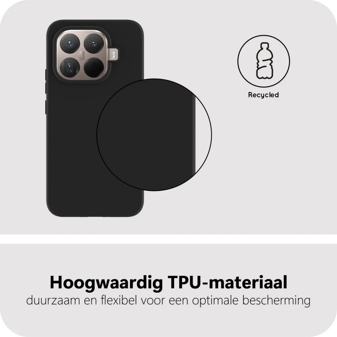 Just in Case Hoesje Xiaomi 15T Pro MXM2827KL1 - Siliconen - Zwart