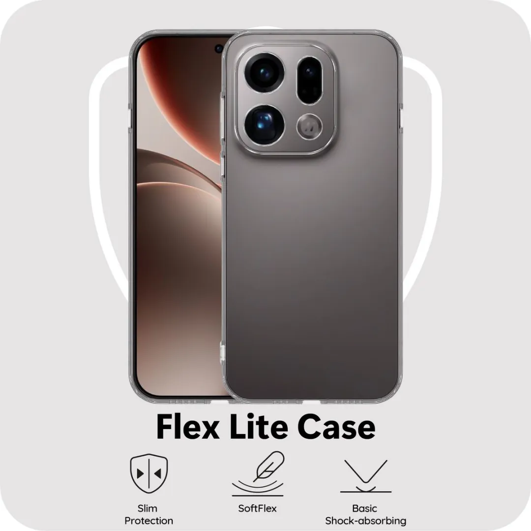 Just in Case Oppo Find X9 Siliconen Hoesje - MOO2855KL0 - Transparant