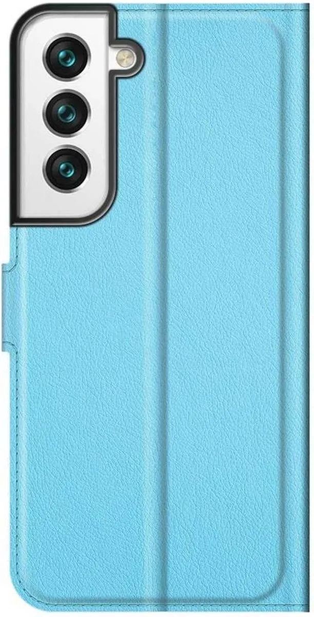Just in Case Book Hoesje Samsung Galaxy S22 - 4 Pasjes - Blauw