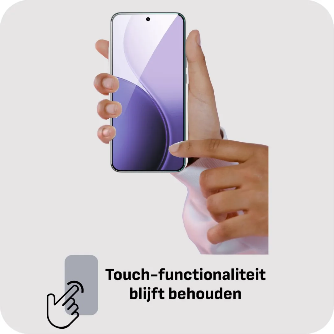 Just in Case Screenprotector Oppo Reno 14 Pro - Gehard Glas