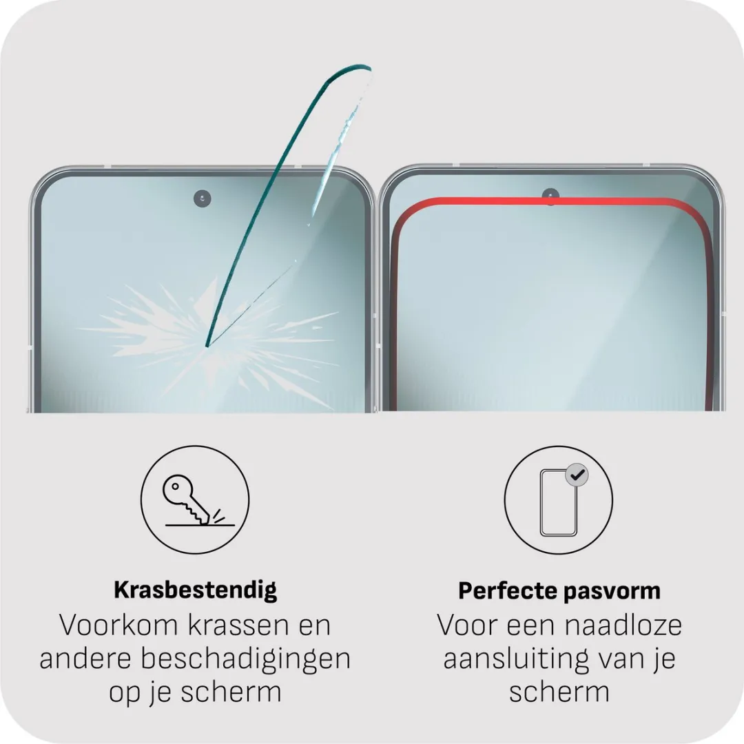 Just in Case Screenprotector Nothing Phone (3) - Gelaagd Glas