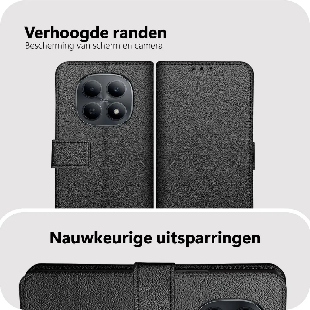 Just in Case Bookcase Classic MXM2875CW1 Hoesje - Xiaomi Poco M8 Pro 5G - Zwart