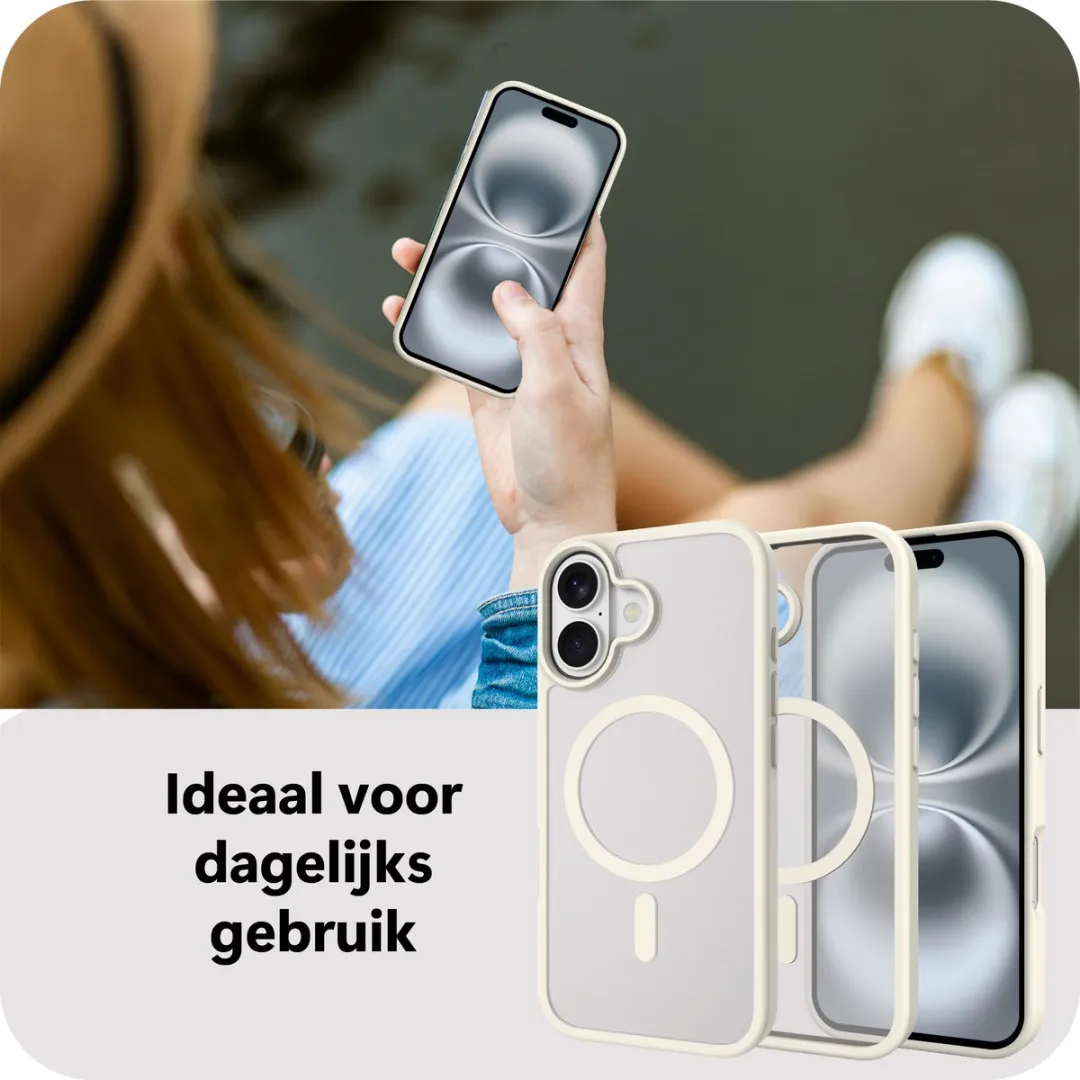Just in Case iPhone 17 MagSafe Hoesje MAP2761AE10M - Ivory