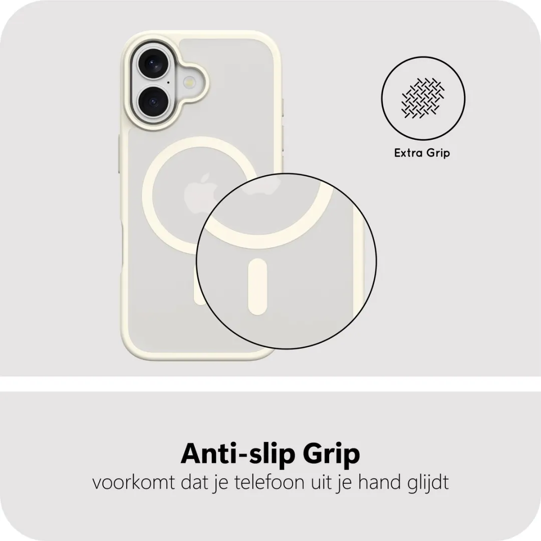Just in Case iPhone 17 MagSafe Hoesje MAP2761AE10M - Ivory