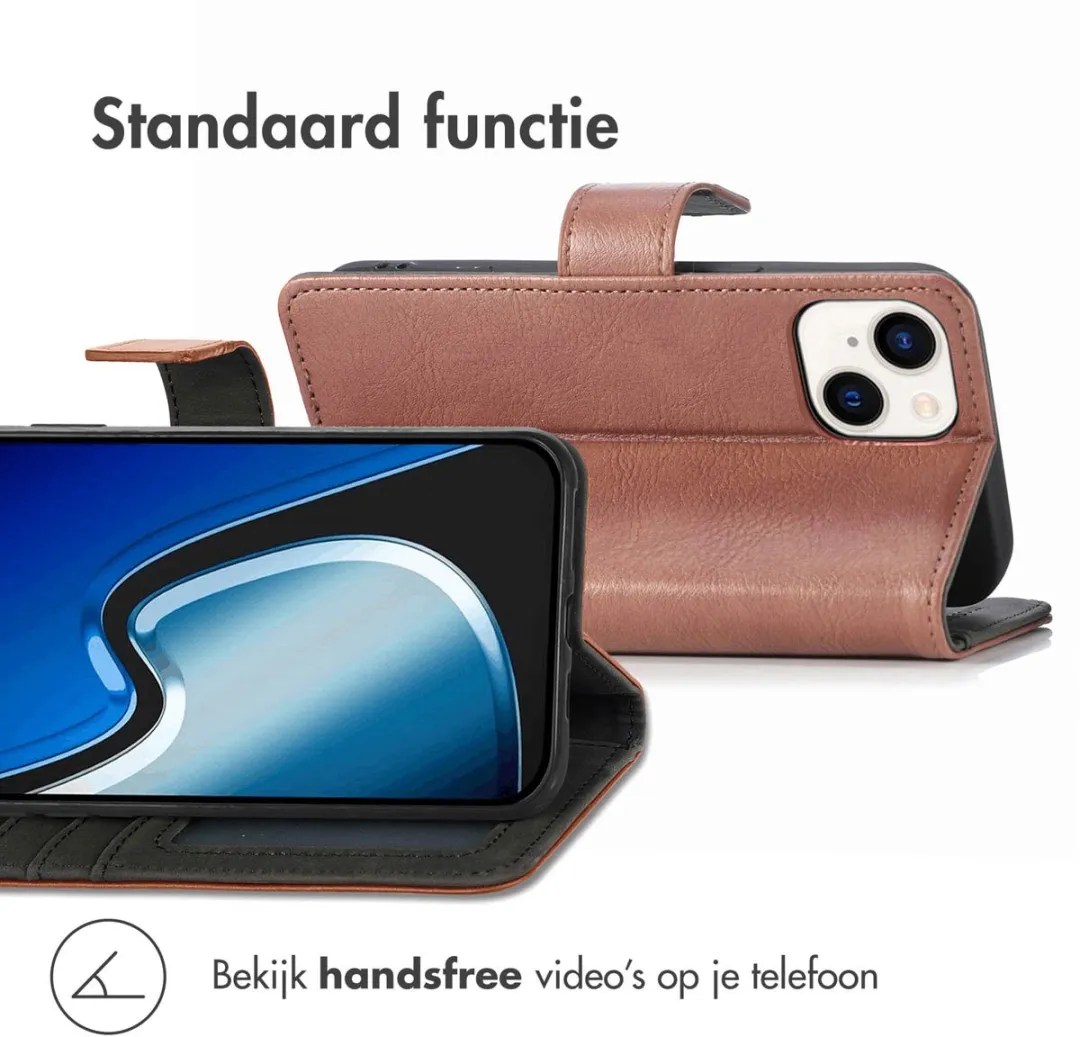 Imoshion Hoesje iPhone 15 - 3 Pasjes - Bruin