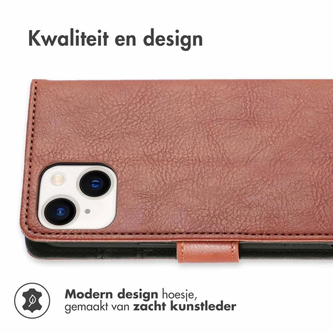 Imoshion Hoesje iPhone 15 - 3 Pasjes - Bruin