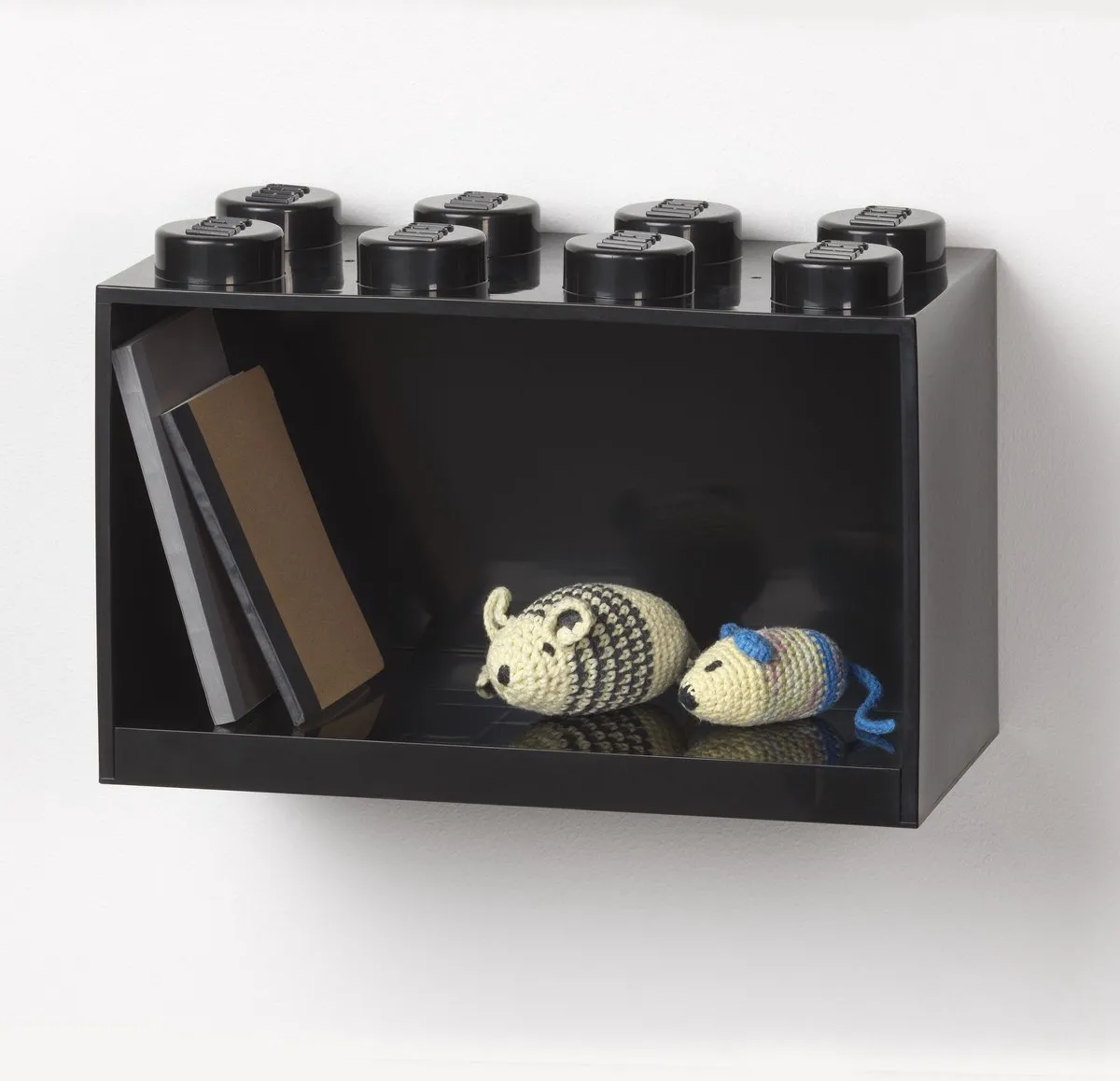 LEGO Brick 8 Wandschap - Blauw - afbeelding 6 van 6