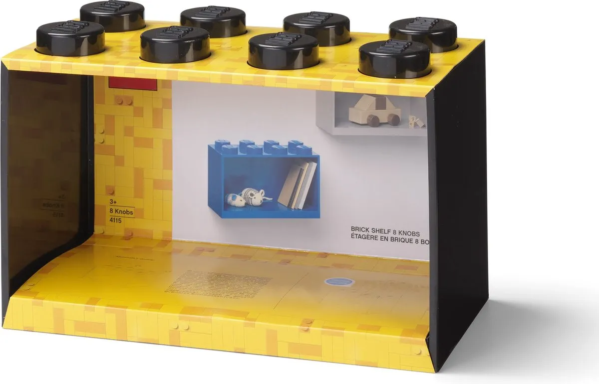 LEGO Brick 8 Wandschap - Blauw