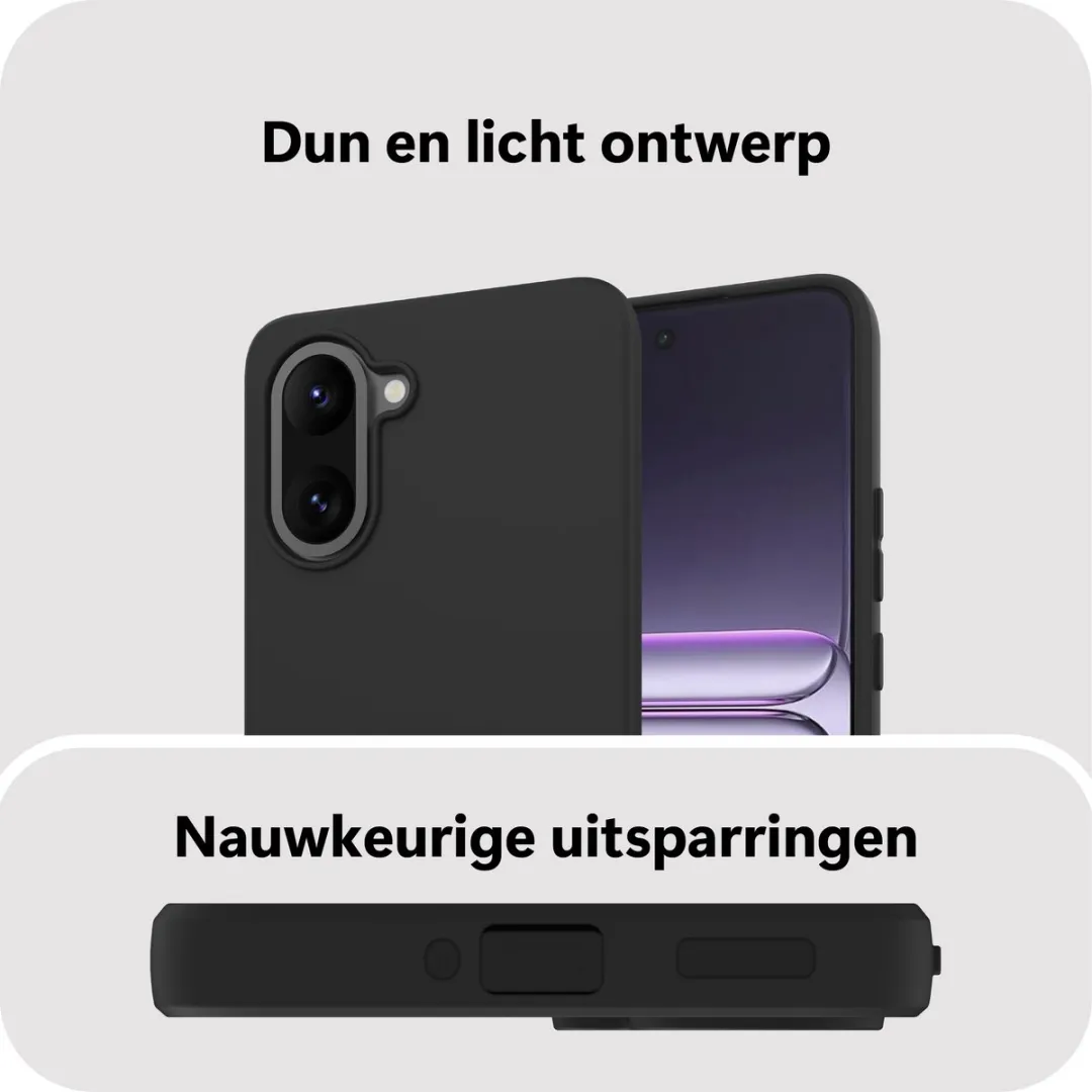 Just in Case Siliconen Hoesje OnePlus Nord CE5 MON2787KL1 - Zwart